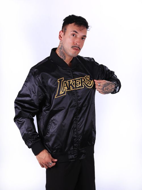 Jaqueta mitchell & ness los angeles lakers