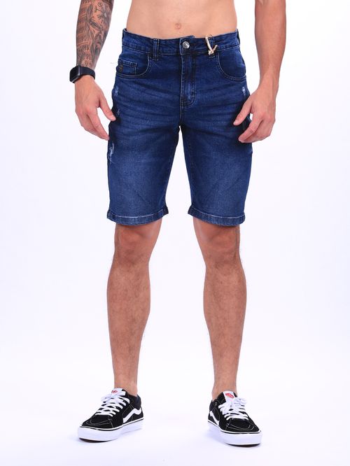 Bermuda jeans masculina slim bali hai