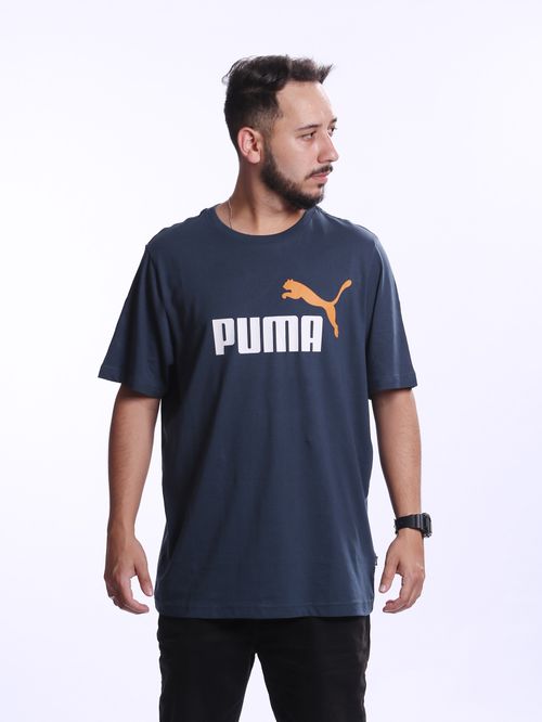 Camiseta puma 2 col logo dark night