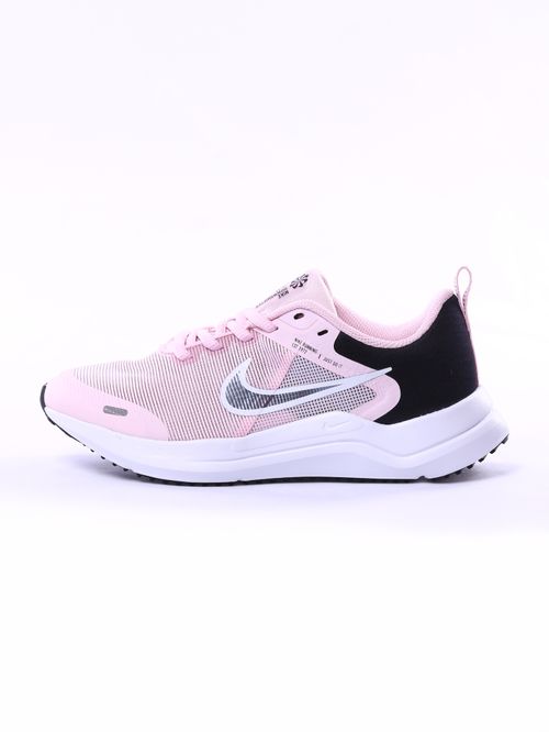 Tênis infantil nike downshifter 12 gs pink foam flat pewter-black