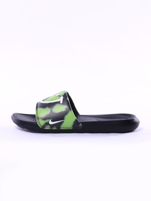Chinelo slide nike victori one slide print action green