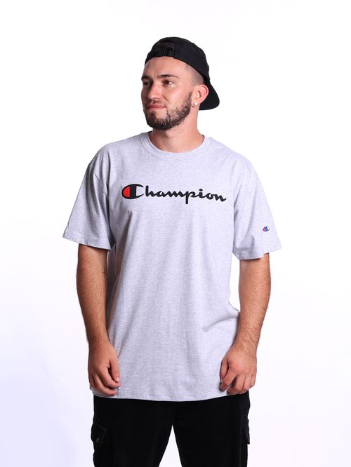 Camiseta champion script logo outline