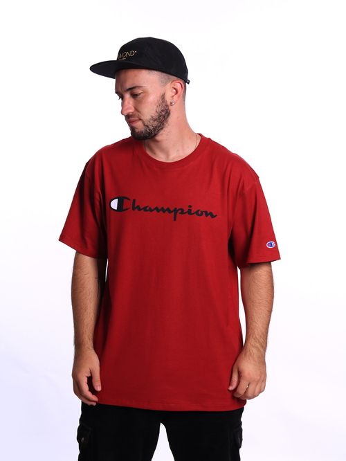 Camiseta champion script logo outline