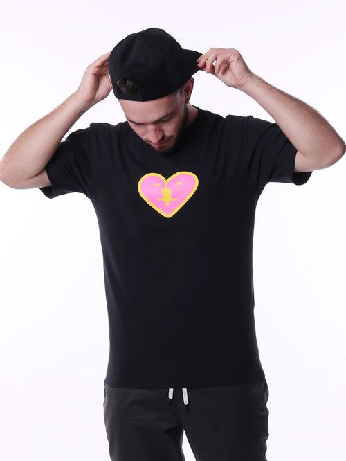 Camiseta privê central heart