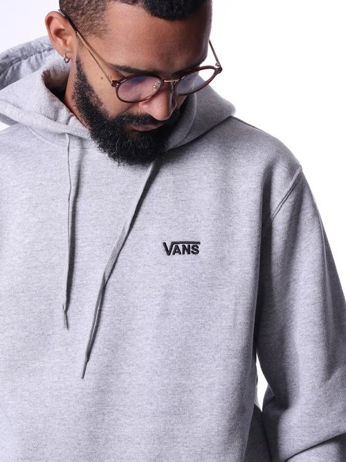 Moletom vans core basic pullover fleece cement heather