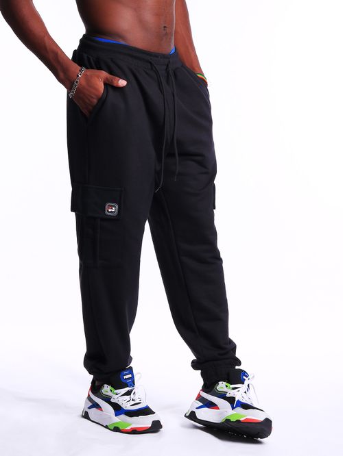 Calça moletom jogger bali hai cargo estilizada