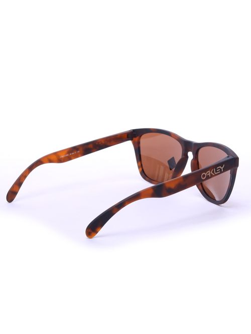 Óculos de sol oakley frogskins matte brown tortoise prizm tungsten