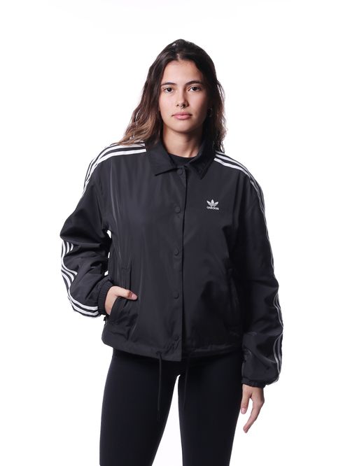 Jaqueta feminina adidas adicolor classics 3-stripes coach