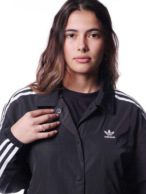 Jaqueta feminina adidas adicolor classics 3-stripes coach