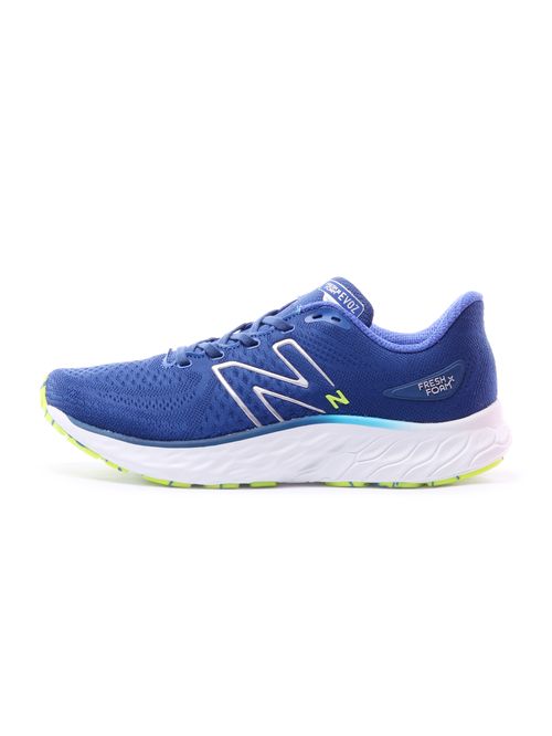 Tênis new balance fresh foam x evoz v3 marine blue night sky thirty watt