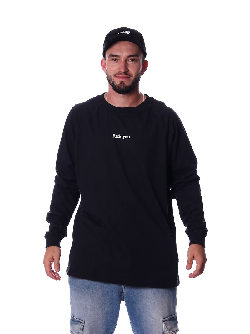 Camiseta-bali-hai-manga-longa-f-ck-you-Preto
