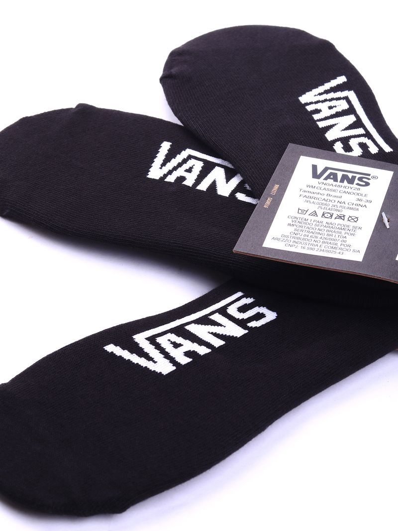Meia-vans-classic-canoodle-Black-white