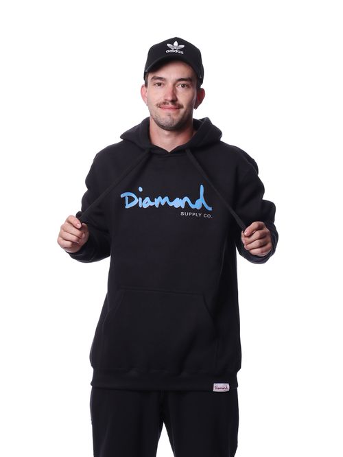 Moletom diamond outline hoodie