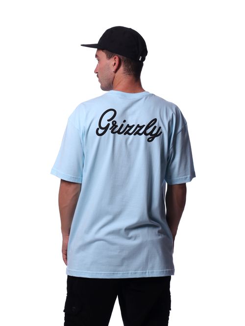 Camiseta grizzly back script logo ss tee