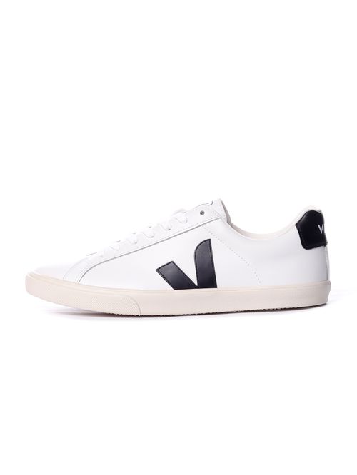 Tênis veja esplar logo leather white black