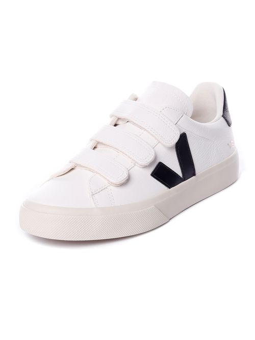 Tênis veja recife logo chromefree leather white black