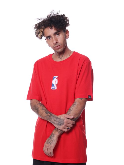 Camiseta new era nba logo