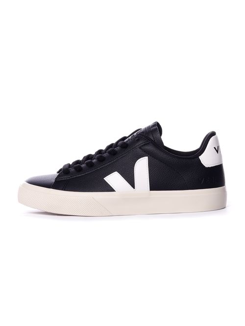 Tênis veja campo chromefree leather black white