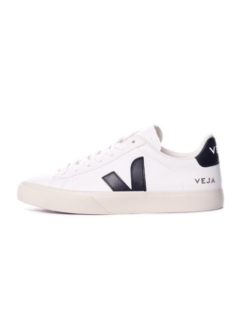 Tênis veja campo chromefree leather white black