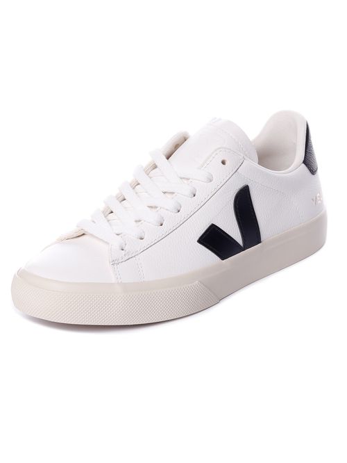 Tênis veja campo chromefree leather white black