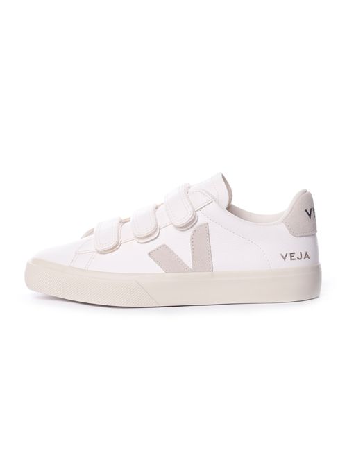 Tênis veja recife logo chromefree leather white natural