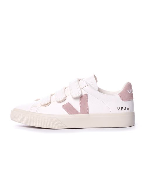 Tênis veja recife logo chromefree leather white babe