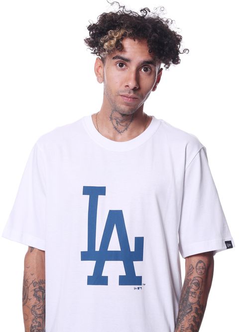 Camiseta new era big logo mlb los angeles dodgers