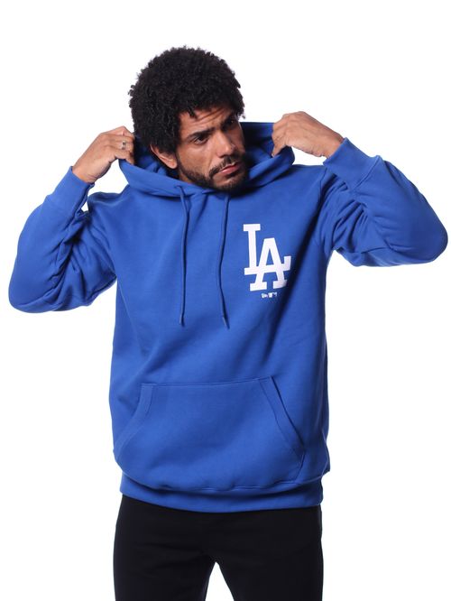 Moletom new era canguru fechado los angeles dodgers core mlb