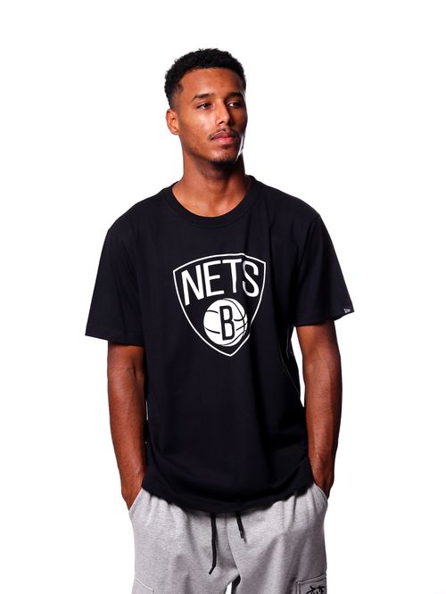 Camiseta new era nba basic logo brooklyn nets