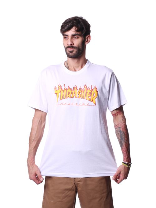Camiseta thrasher flame logo