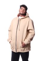 Jaqueta-moletom-canguru-plus-size-bali-hai-sleeve-Caqui-