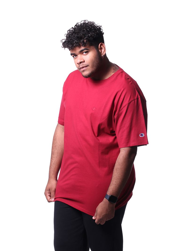 Camiseta-champion-ath-basic-logo-Bordo