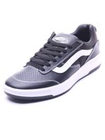 Tenis-vans-skate-zahba-leather-Black-white