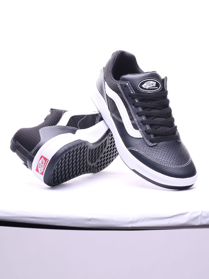 Tenis-vans-skate-zahba-leather-Black-white
