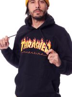 Moletom-Thrasher-Flame-Logo-Preto
