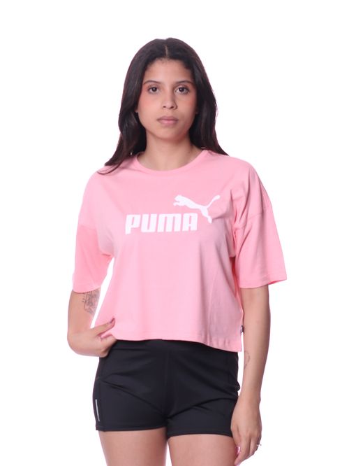 Camiseta Cropped Puma Essentials