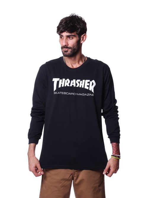 Camiseta Manga Longa Thrasher Skate Mag