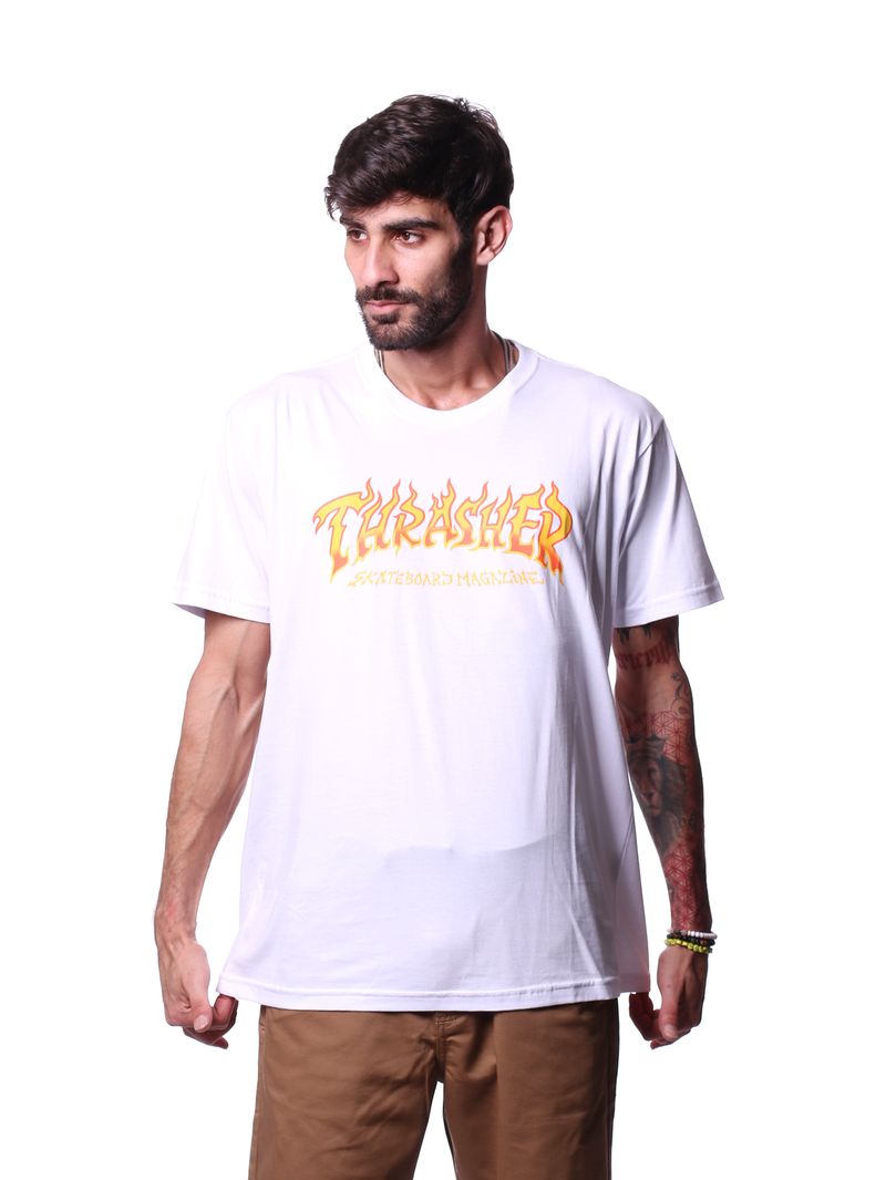 Camiseta-Thrasher-Fire-Logo-Branco