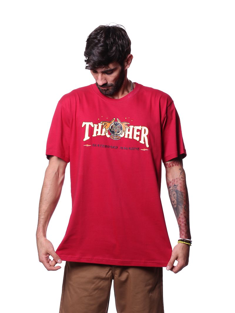 Camiseta-Thrasher-Fortune-Logo-Bordo
