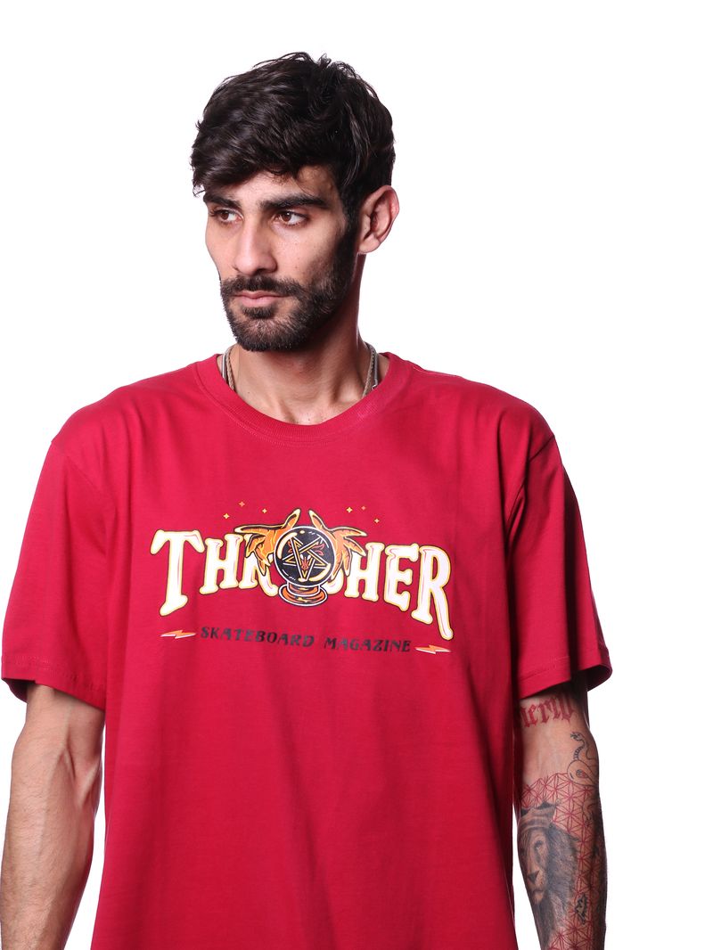 Camiseta-Thrasher-Fortune-Logo-Bordo