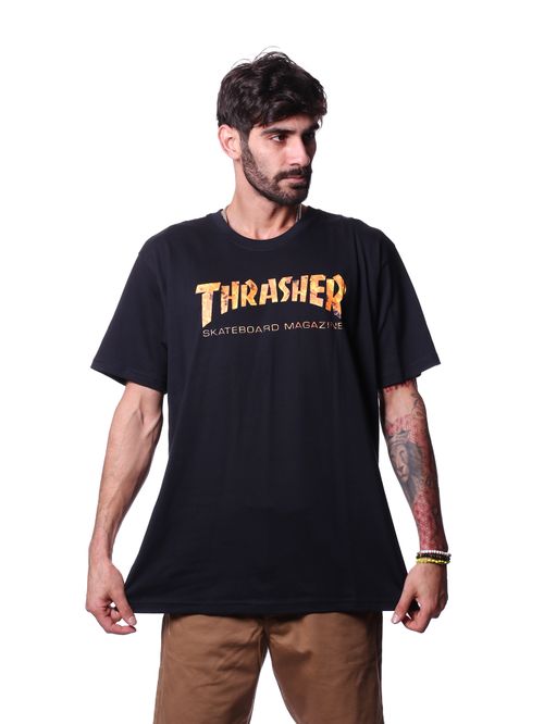 Camiseta Thrasher Skate Goat Inferno