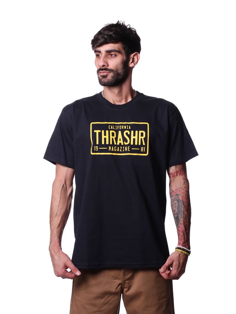 Camiseta-Thrasher-License-Plate-Preto