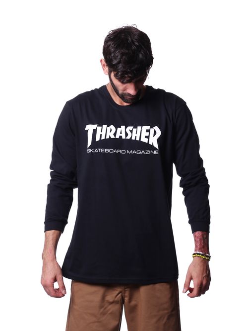 Camiseta Manga Longa Thrasher Skate Mag