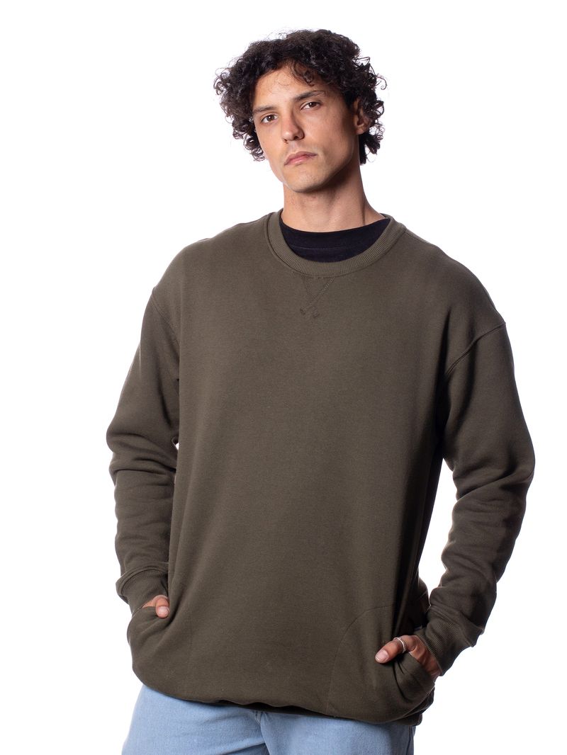 Moletom-careca-bali-hai-just-basic-Verde-militar