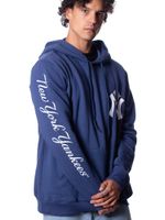 Moletom-Canguru-New-Era-New-York-Yankees-Core-MLB-Marinho