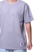 Camiseta-Champion-Logo-Cinza