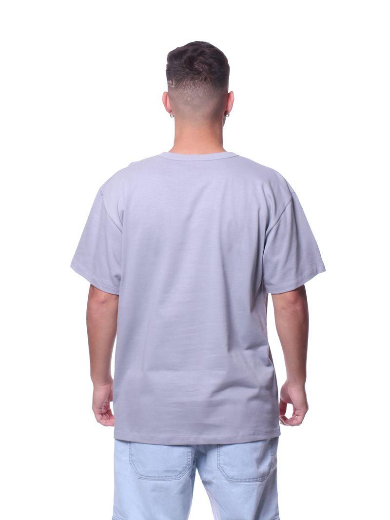 Camiseta-Champion-Logo-Cinza