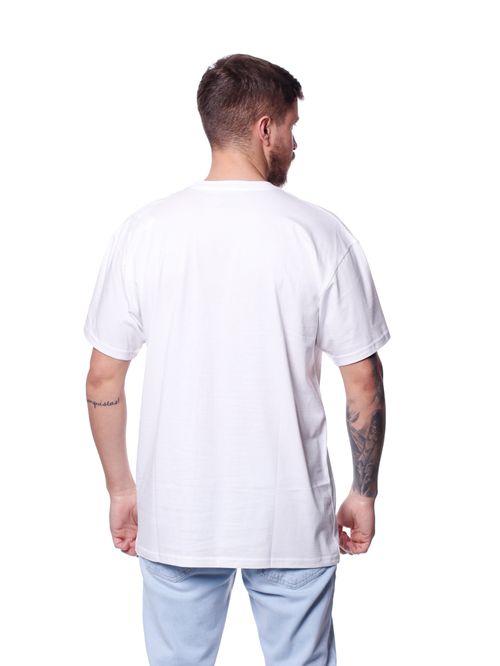 Camiseta vans white/black