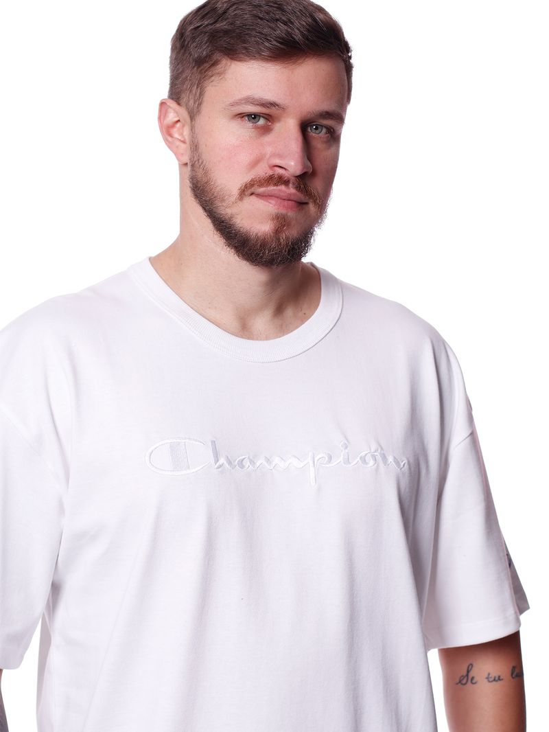 Camiseta-Champion-Script-Off-white