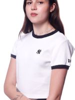 Camiseta-Feminina-Cropped-New-Era-New-York-Yankees-Branco